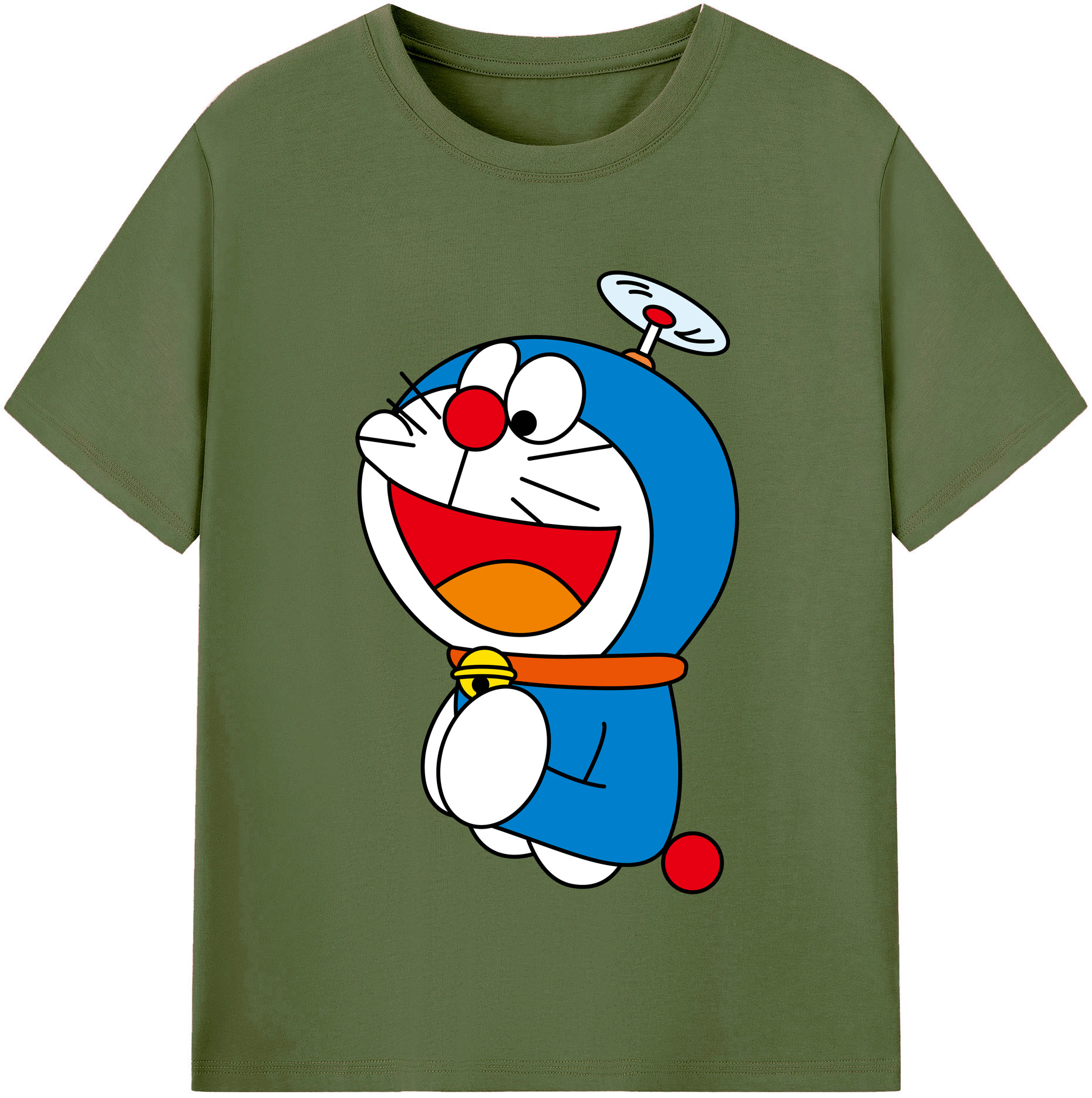 （画像用） ドラえもん Doraemon 綿100％半袖Tシャツ（フロントプリント）